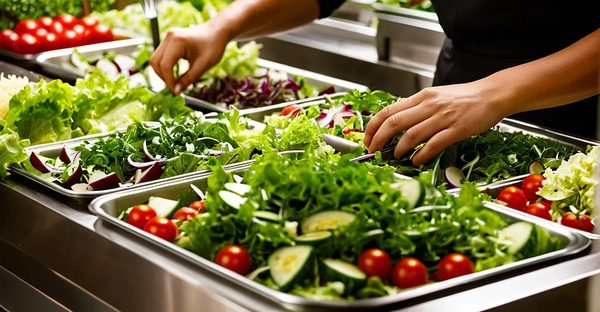 Agencement efficace : les clés du succès pour votre bar à salade